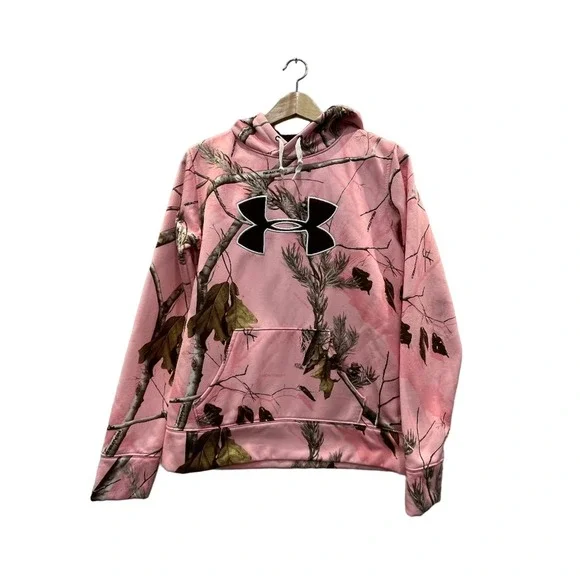 Apparel Womens Under Armour Camo Hoodie Under Armour Tops Under